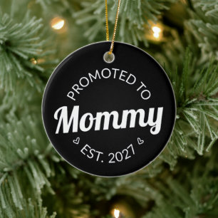 Benoemd tot mama vanaf 2027 Aankondiging nieuwe ma Keramisch Ornament