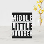 Benoemd tot middelste broer Grappige aankondiging (Gele Bloem)