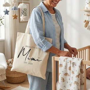 Benoemd tot Mimi Chic Everyday Schrift Tote Bag