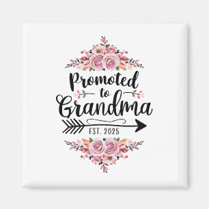 Benoemd tot oma 2025 Zwangerschapsaankondiging Magneet