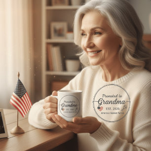 Benoemd tot oma 2026 Amerika 250e verjaardag Koffiemok