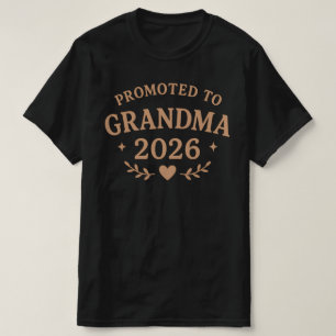 Benoemd tot oma 2026 Nieuw oma cadeau idee T-shirt