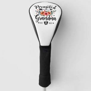 Benoemd tot oma vanaf 2025 Bloem Oma 2025 Golfheadcover
