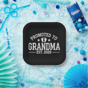 Benoemd tot oma vanaf 2026 Grootouders Baby Papieren Bordje