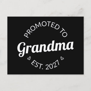 Benoemd tot oma vanaf 2027 Nieuwe Nana I Briefkaart