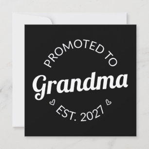 Benoemd tot oma vanaf 2027 Nieuwe Oma I Kaart