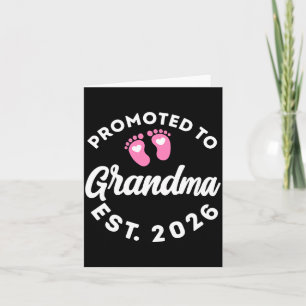 Benoemd tot oma verw. 2026 baby aankondiging fo