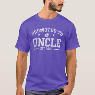 Benoemd tot Oom geschat 2026 Grappige Familie Baby T-shirt