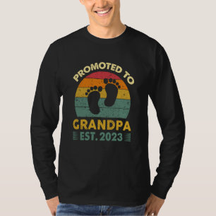 Benoemd tot opa 2023 Vintage eerste keer grootvade T-shirt