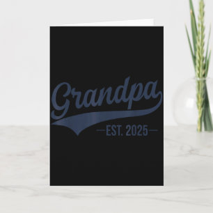 Benoemd tot opa 2025 Opa Opgericht 2025 T-shirt_ Kaart