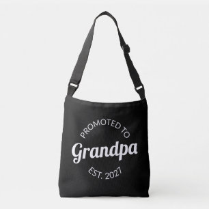 Benoemd tot Opa Est 2021 Nieuwe Papa I Crossbody Tas