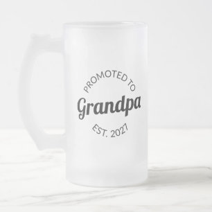 Benoemd tot Opa Est 2021 Nieuwe Papa I Matglas Bierpul