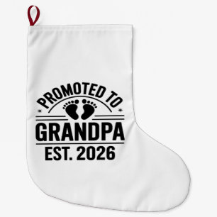 Benoemd tot opa, Geschat 2026, Grappige nieuwe opa Grote Kerstsok