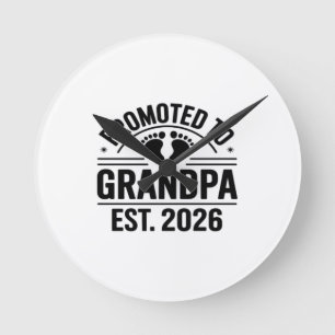Benoemd tot opa, Geschat 2026, Grappige nieuwe opa Ronde Klok