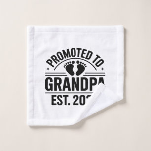 Benoemd tot opa, Geschat 2026, Grappige Nieuwe Opa Washandje