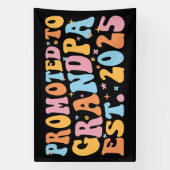 Benoemd tot opa - opgericht 2025 III Spandoek (Verticaal)