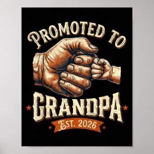 Benoemd tot opa sinds 2026 vuistbum baby poster