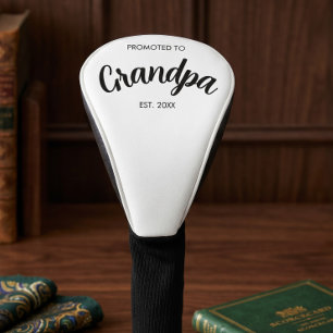 Benoemd tot opa zwangerschapsaankondiging oma cade golfheadcover