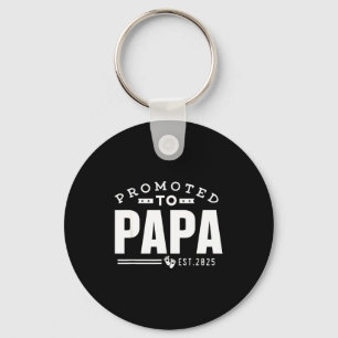 Benoemd tot papa 2025 Nieuwe 1e Eerste keer papa v Sleutelhanger