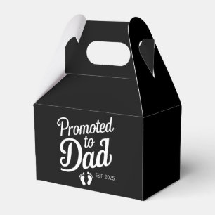 Benoemd tot papa EST 2025 Grappig Binnenkort papa Bedankdoosjes