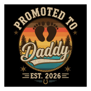 Benoemd tot papa vanaf 2026 perfect poster
