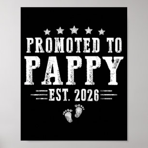 Benoemd tot Pappy Geschat 2026 Vaderdag Voor de Ee Poster