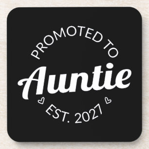 Benoemd tot Tante Est 2027 Nieuwe Tante Bier Onderzetter