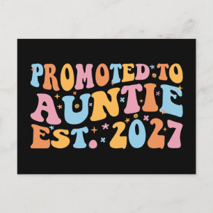 Benoemd tot Tante Est 2027 Nieuwe Tante Briefkaart