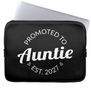 Benoemd tot Tante Est 2027 Nieuwe Tante Laptop Sleeve