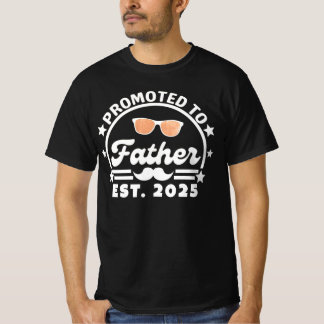 Benoemd tot Vader Verw. 2025 - Nieuwe Papa T-shirt