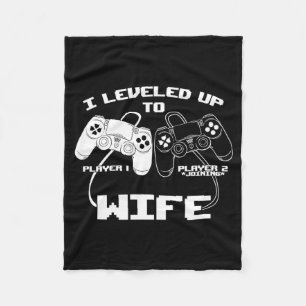 Benoemd tot vrouw Gaming Baby Geslacht Aankondigin Fleece Deken
