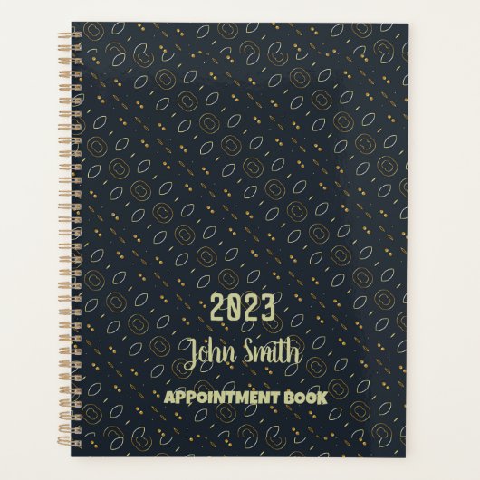 Benoeming Book 2023, Grey with Gold Planner (Voorkant)
