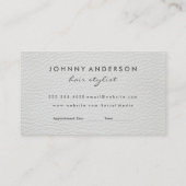 Benoeming Golden Bar Leather Afsprakenkaartje (Achterkant)