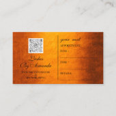 Benoeming Makeup Hair Logo Nails Lashes QRcode Afsprakenkaartje (Voorkant)