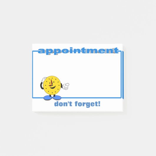 Benoeming Post It Notes (Voorkant)