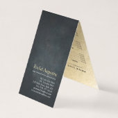 Benoeming prijslijst Yoga Meditation Instructor Visitekaartjes (Achterkant)