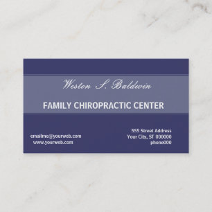 Benoeming Simple Minimal Doctor Chiropractic Afsprakenkaartje