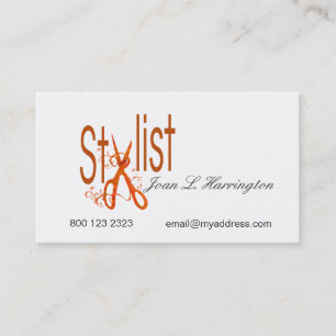 Benoeming Trendy Scissors Hair StylistSalon Afsprakenkaartje