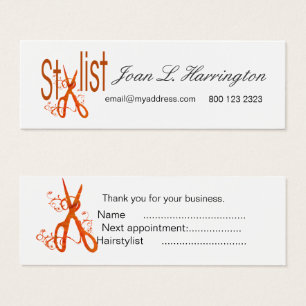 Benoeming Typografie Tekening Artisanschaar Mini Visitekaartjes