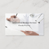 Benoeming van gezins- en medische praktijk visitekaartje (Voorkant)