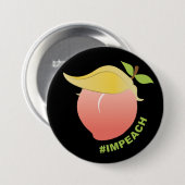 Benoeming van Trump Peach Ronde Button 7,6 Cm (Voorkant /achterkant)