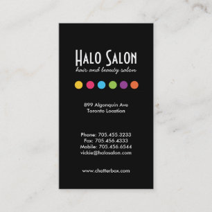 Benoemingskaart voor Vet en Heup Salon Afsprakenkaartje