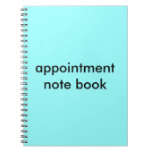 Benoemingsnotitieboek Notitieboek (Voorkant)