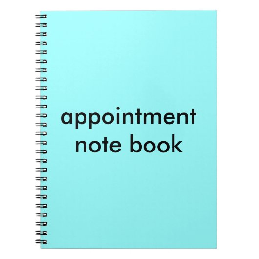 Benoemingsnotitieboek Notitieboek (Voorkant)