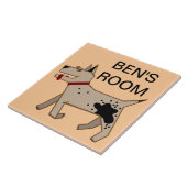 Ben's Room Tegeltje (Zijkant)