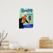 BENSDORP KAO German Milk Chocolate Drink Poster (Keuken)
