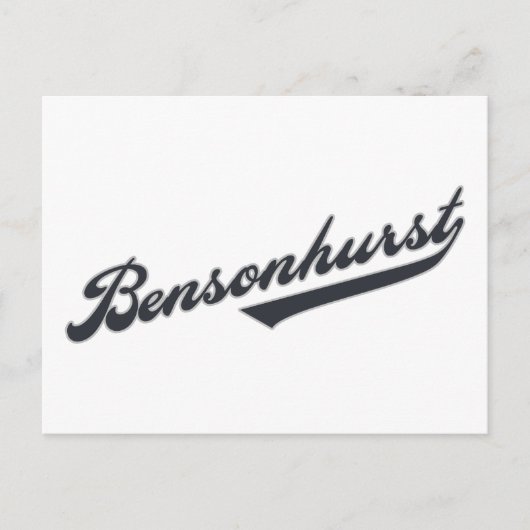 Bensonhurst Briefkaart (Voorkant)