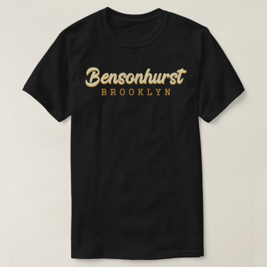Bensonhurst  Cool Retro Brooklyn NYC  T-shirt (Design voorkant)