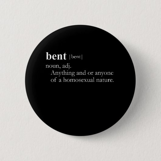 BENT (definitie) Ronde Button 5,7 Cm (Voorkant)