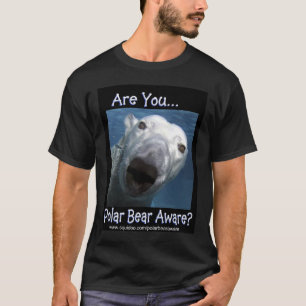 BENT U BEWUST VAN HET POLAIRE BEER T-SHIRT